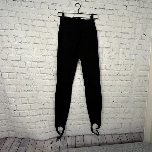 FRAME - Ali High Rise Cigarette in Film Noir with Stirrups - Picture 3 of 8